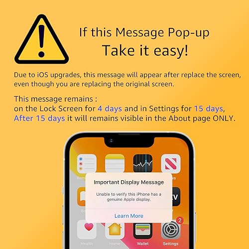 Yodoit for iPhone 11 Screen Replacement Kit Full HD COF LCD Display 3D Touch Digitizer Frame Full Assembly with Repair Tool for Model A2111, A2223, A2221 Black 6.1inch - Image 5