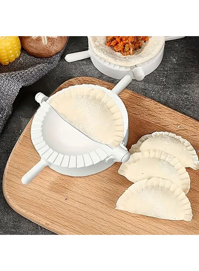 Manual Dumpling Mold Set Heavy Duty Portable Dough Press Multi Shape For Homemade Wontons Potstickers Asian Cuisine Pie Crusts Easy Clean Plastic Medium Dumpling Mold - Image 4