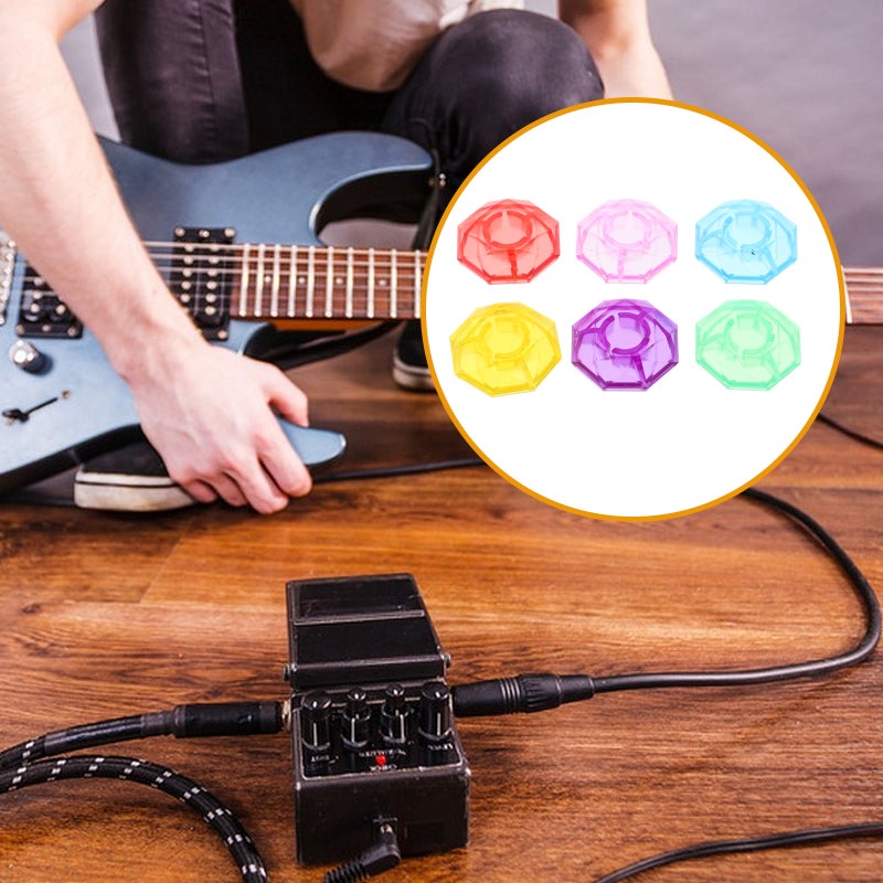🎸 أغطية أزرار دواسات الجيتار ذات شكل ماسي متينة لأداء محسن - Image 5