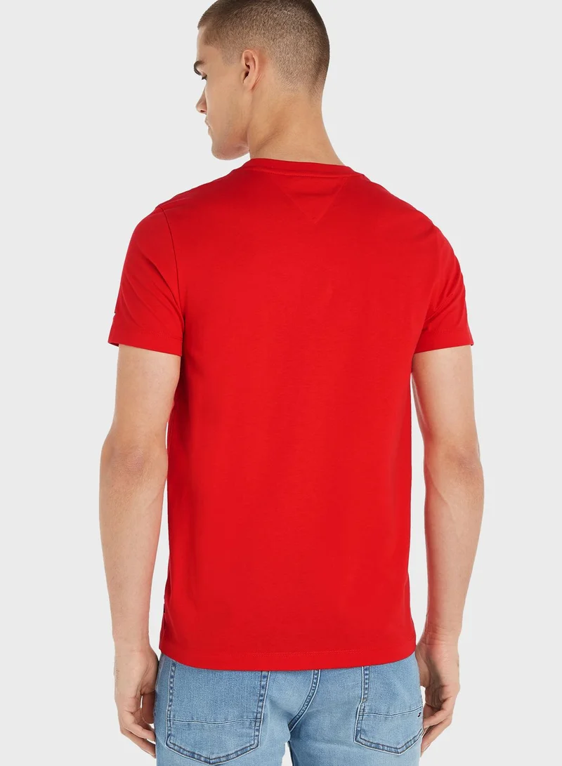 TOMMY HILFIGER Logo Crew Neck T-Shirt