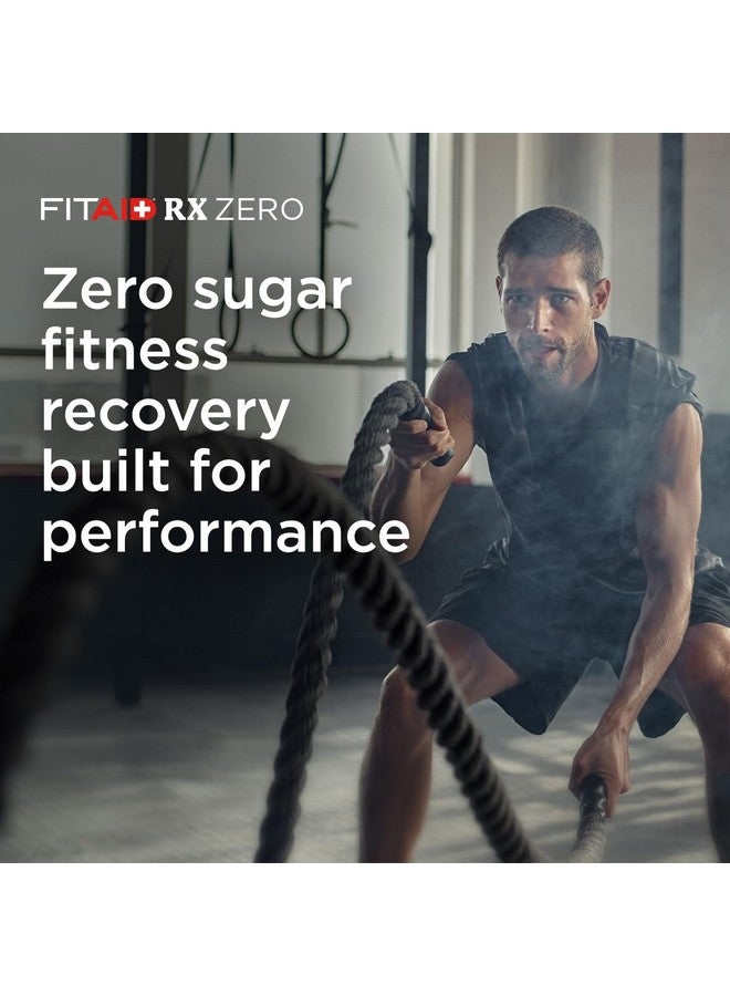 LIFEAID FITAID RX Zero Sugar, Encapsulated Creatine, Workout Recovery Drink, All-In-One Blend, BCAAs, Glucosamine, Turmeric, B-Complex, Naturally Sweetened, Blue Raspberry, 12 Fl Oz (Pack of 12) - Image 5