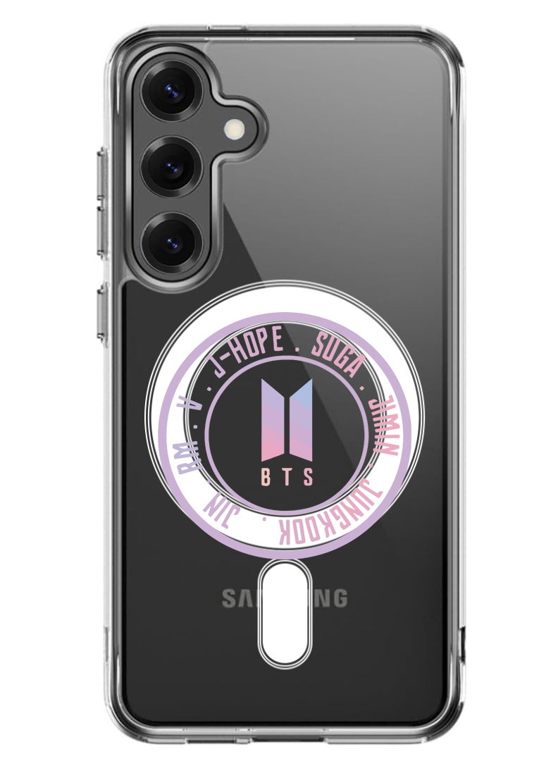 Theodor Magnetic Case for Samsung Galaxy S25 Plus 6.7-inch Compatible with MagSafe Wireless Charging, Shockproof Phone Bumper Cover BTS sticker - Image 1