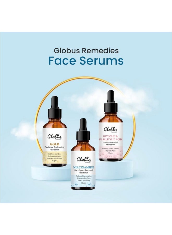 Globus Remedies Niacinamide Anti-Pigmentation Face Serum, Clarifying Serum for Dark Spots & Pigmentation, 50ml