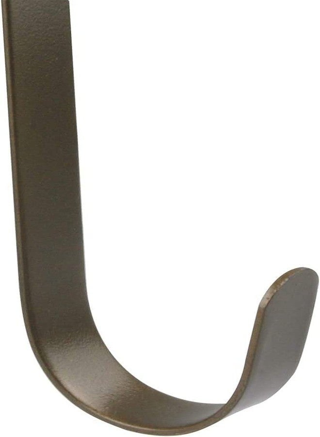 Manesi 12 Inch Christmas Wreath Hanger Hooks Over Door Metal Hooks Practical Clothes Towel Hanger Hooks for Christmas Front Door Decorations -Premium Sturdy Metal (Bronze) - Image 3