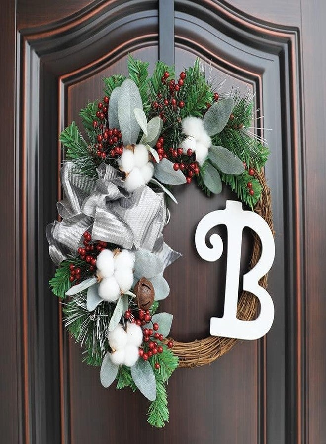 Manesi 12 Inch Christmas Wreath Hanger Hooks Over Door Metal Hooks Practical Clothes Towel Hanger Hooks for Christmas Front Door Decorations -Premium Sturdy Metal (Bronze) - Image 4