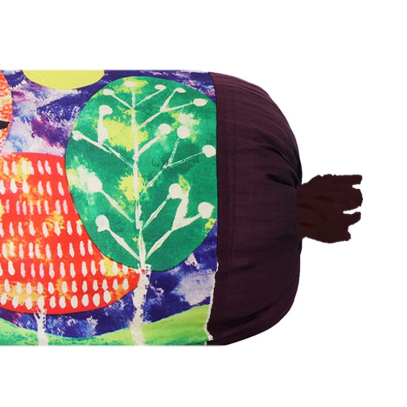 Kuber Industries Tree Design Cotton 4 Pieces Bolster Cover Set (Green) - Image 4