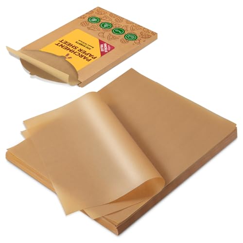 Katbite 200Pcs 9x13 inch Heavy Duty Unbleached Parchment Paper, Parchment Paper Sheets for Baking Cookies, Cooking, Frying, Air Fryer, Grilling Rack, Oven(9x13 Inch) - Image 1