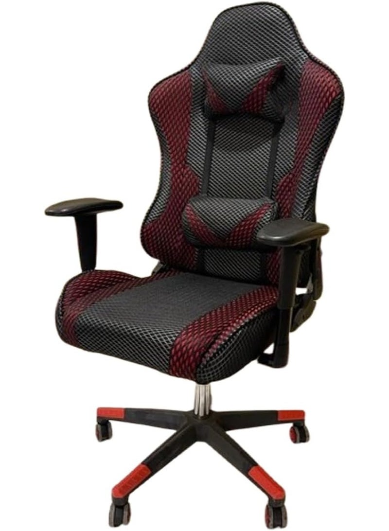 Ergonomic Gaming and Office Chair with Breathable Mesh Back, Adjustable Height, Lumbar Support, Comfortable Seating for Work, Study and Daily Use - Image 1