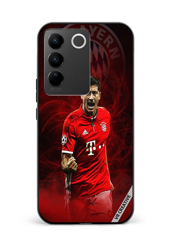 VR CREATIVE Protective Case Cover For Vivo V27e Lewandowski Design Multicolour - Image 1