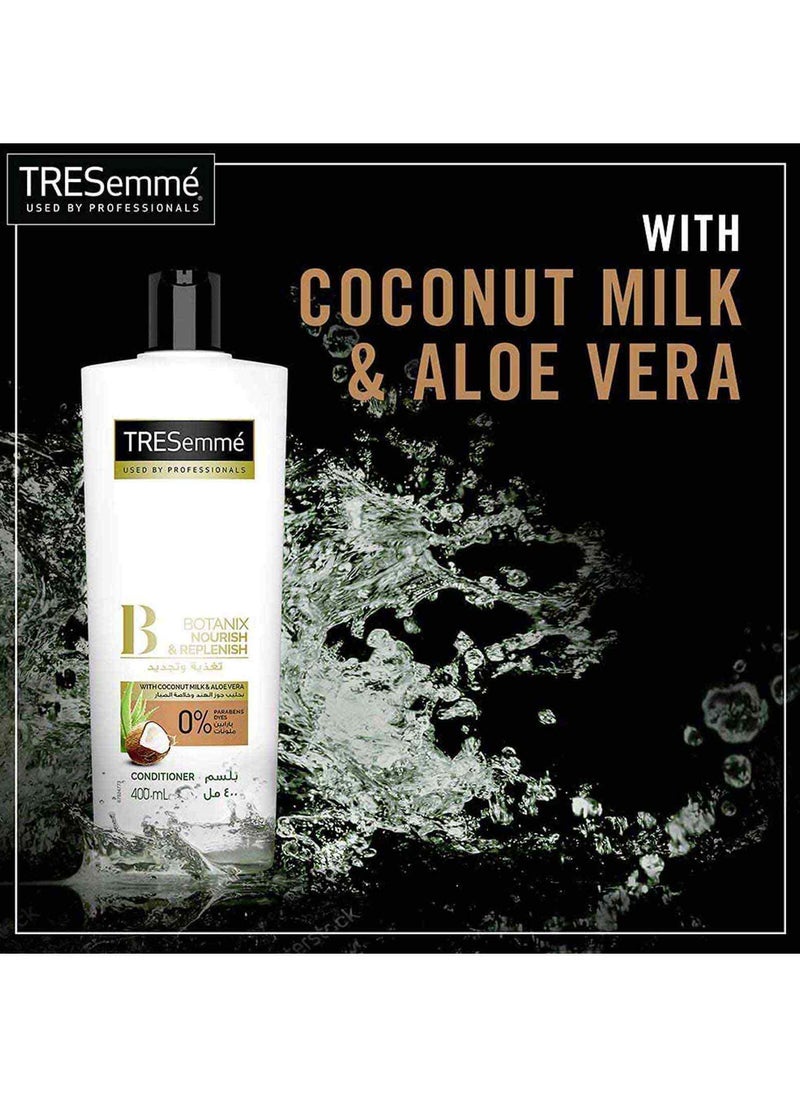 TRESemmé - Tresemmé Shampoo Botanix  With Coconut Milk & Aloevera 400 Ml + Tresemmé Conditioner 400 Ml - Image 1