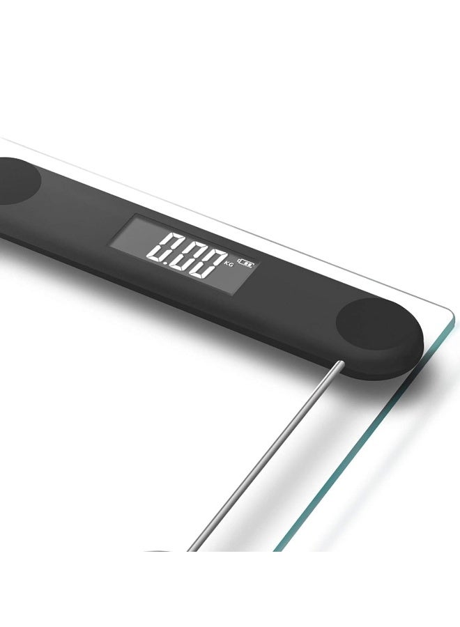 SAFENHAND Bathroom Scale for Body Weight, Highly Accurate Digital Weighing Machine for People, Large Size and Backlit LCD Display, Tempered Glass, 180KG - Image 4