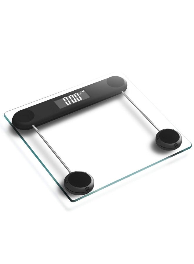 SAFENHAND Bathroom Scale for Body Weight, Highly Accurate Digital Weighing Machine for People, Large Size and Backlit LCD Display, Tempered Glass, 180KG - Image 3