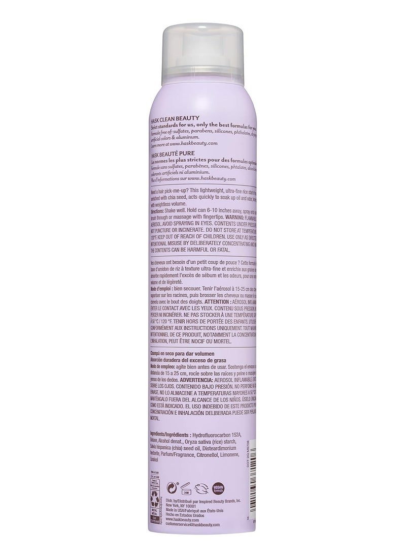 HASK HASK Chia Seed Volumizing Dry Shampoo Kits for all hair types, aluminum free, no sulfates, parabens, phthalates, gluten or artificial colors 4.3oz  - Image 4