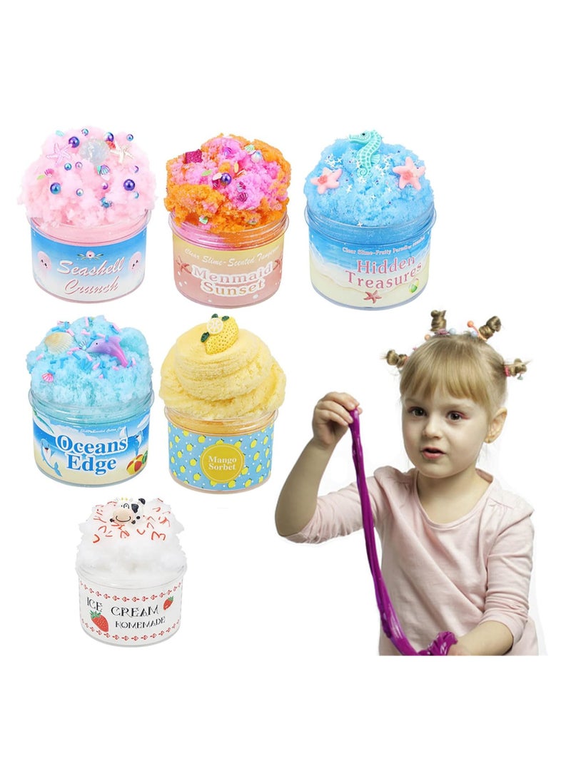 Ocean Cartoon Slime Cotton Mud Drawing Mud New Color Mud 100ml (Shell Light Pink) - Image 3