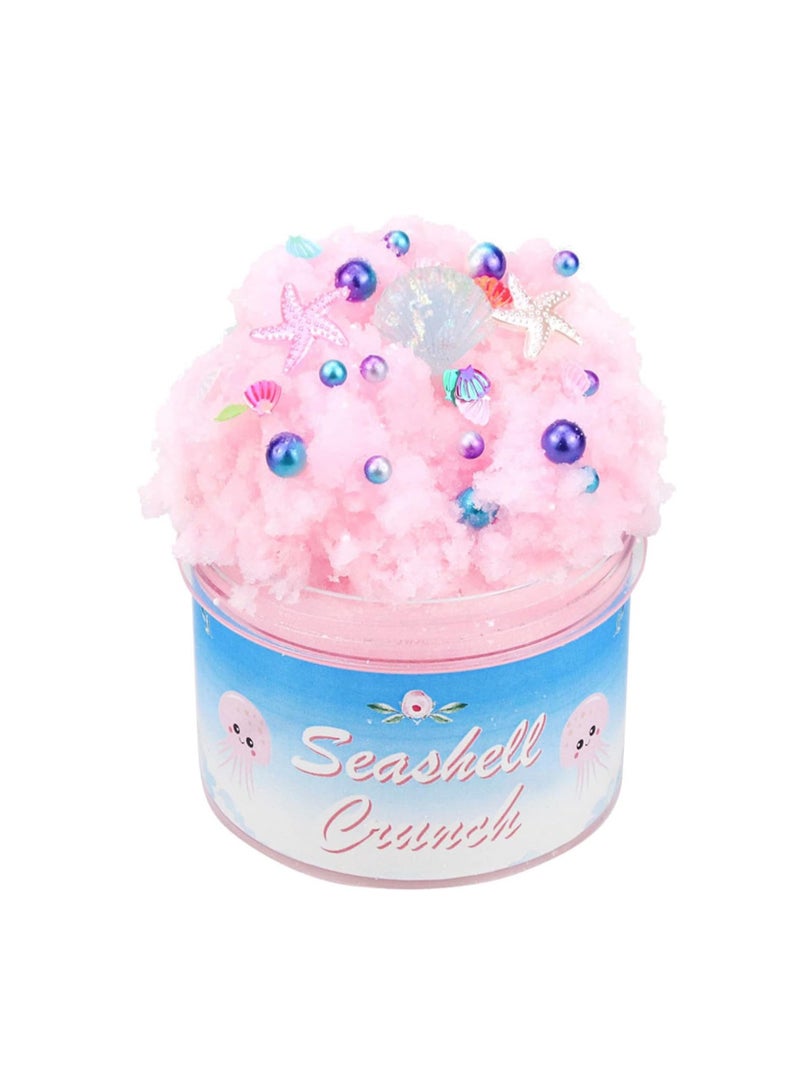 Ocean Cartoon Slime Cotton Mud Drawing Mud New Color Mud 100ml (Shell Light Pink) - Image 1