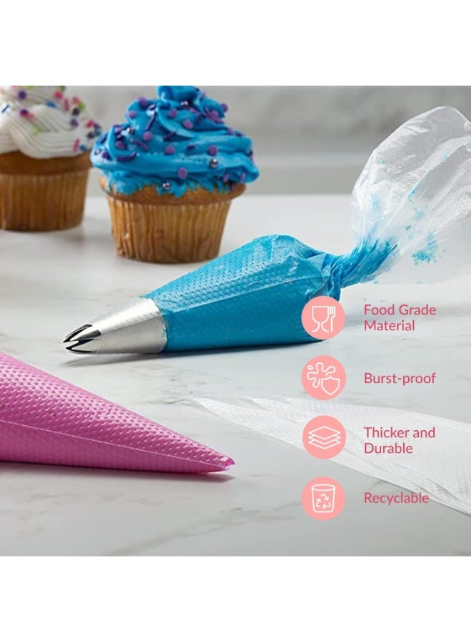 Cookie Decorating Piping Bags Disposable 30 Cm Clear 100 Pcs - Image 2