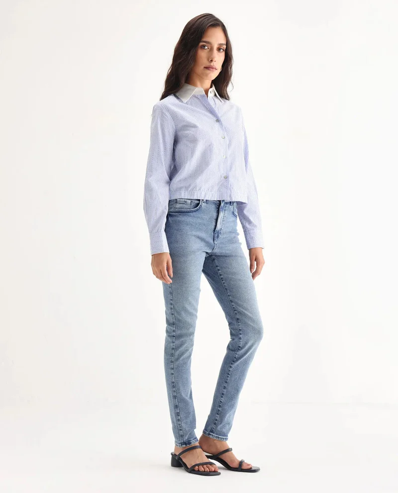 Rareism Women's Skinny Fit Jeans