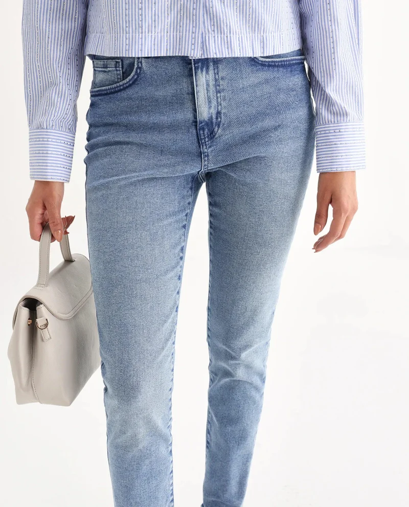 Rareism Women's Skinny Fit Jeans