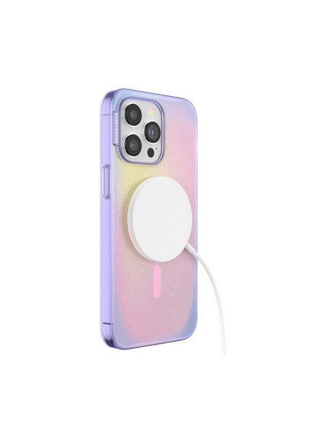 POPSOCKETS PopSockets iPhone 15 Pro Max Case with Round Phone Grip Compatible with MagSafe, Phone Case for iPhone 15 Pro Max, Wireless Charging Compatible - Aura  - Image 4