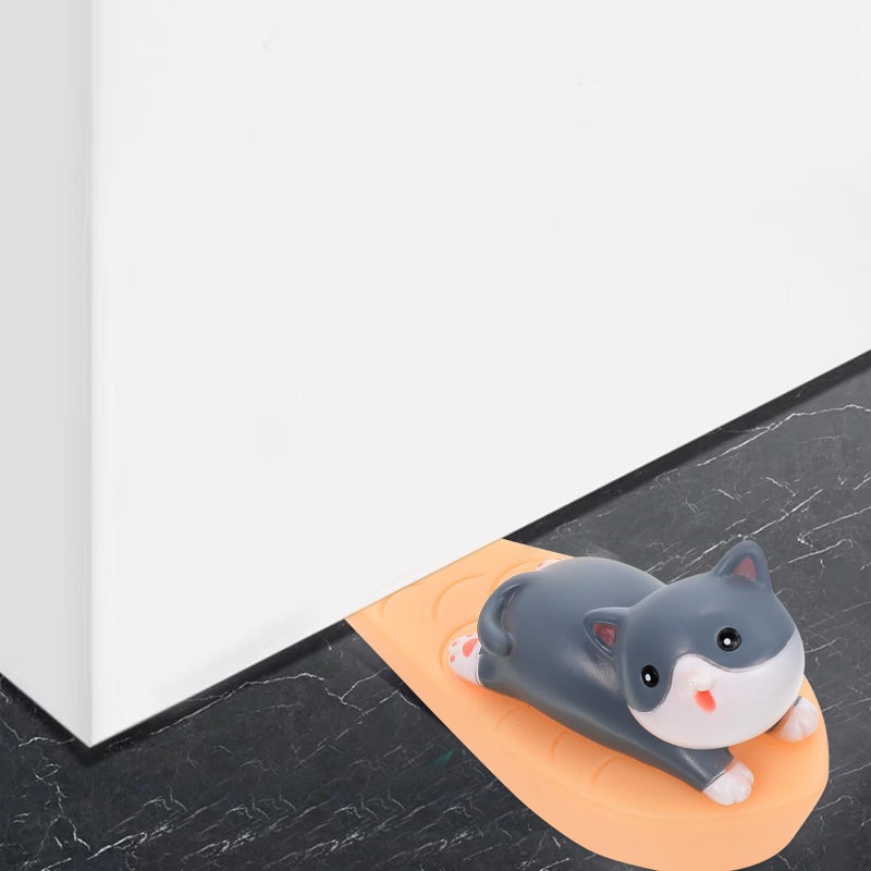 Cute Cat Door Stopper Anti Collision Safety Wedge Non Slip Home Decor - Image 5