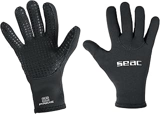 SEAC Prime, 2 mm Neoprene Diving Gloves, Nylon Lined, Non-Slip Palm - Image 1