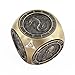 Haxtec Spinner Dice 7in1 Premium Metal DND Dice Set DD Monster Cube Ideal Collectors Gift for Dungeon Masters Valentines Day Gamer Gifts Bronze - Image 2