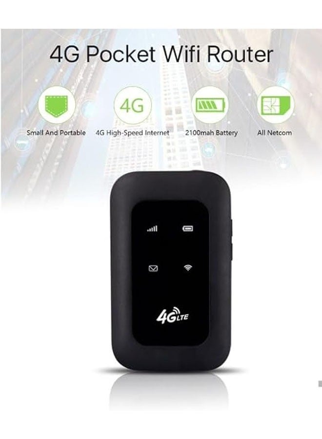 general 4G LTE wireless adapter for all 4G 5G SIM networks Plug and play 4G data card with speeds up to 150Mbps and 2100mAh rechargeable battery WiFi hotspot - Image 5