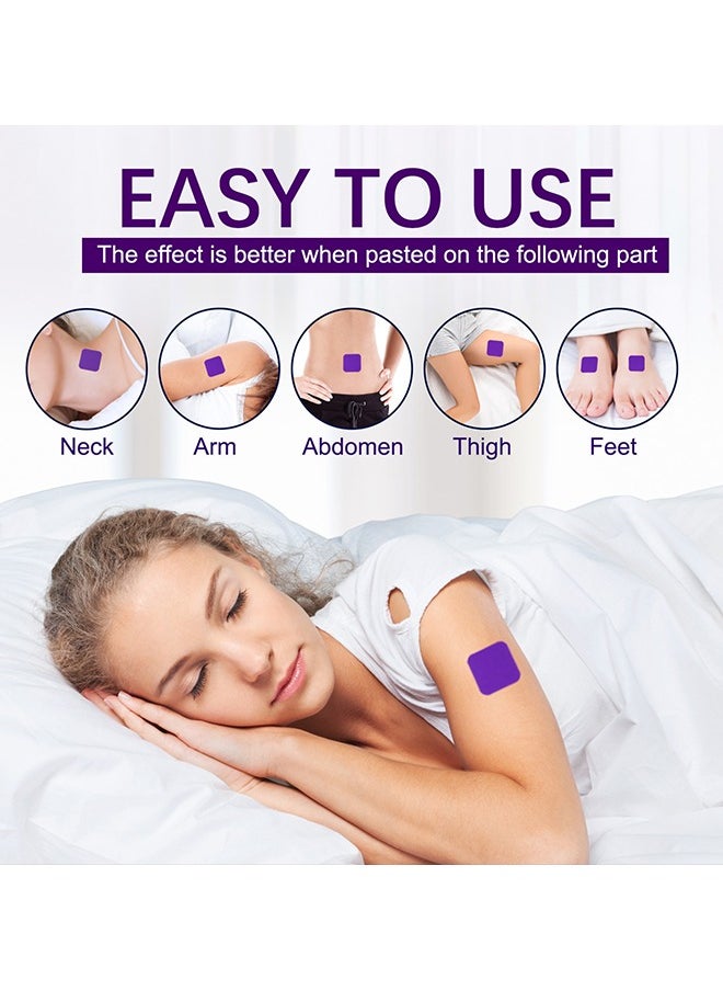 Elaimei 60 Pcs - Sleep Patches, Deep Sleep Patches For Adults, Natural Deep Sleep Patches With Quick Acting Ingredients, Sleep Patches For Women, Men And Seniors,Lavender Scent  - Image 5