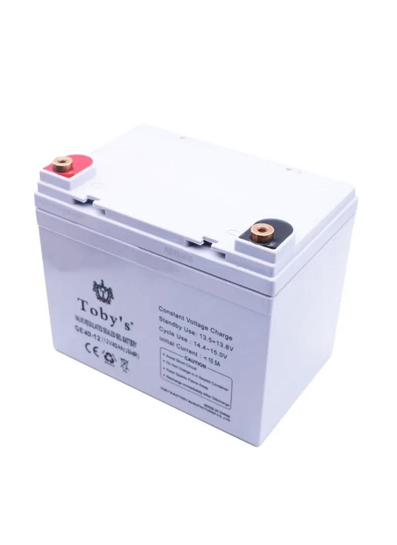 Toby's Toby's 40A Rechargeable Battery with Inverter 500Watts, 40A Battery for camping 40000mah Power Capacity  - Image 2