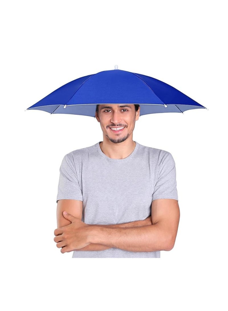 Foldable Head Umbrella Hat for Outdoor Activities And Sunlight UV Protection - Image 1