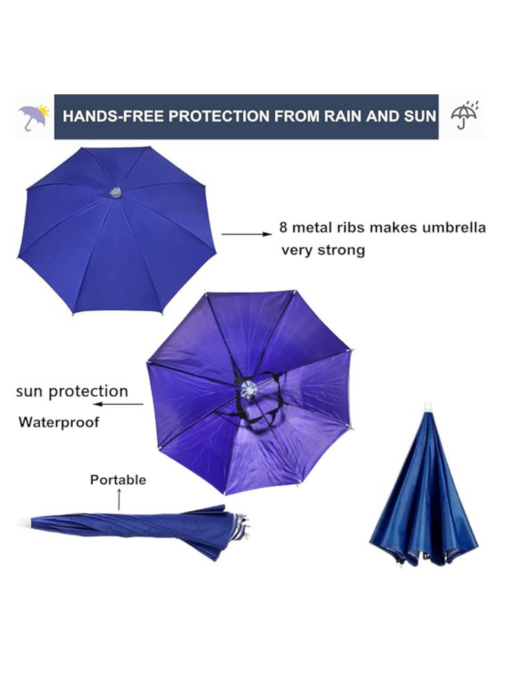 Foldable Head Umbrella Hat for Outdoor Activities And Sunlight UV Protection - Image 4