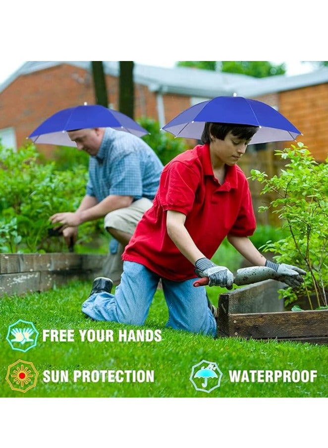 Foldable Head Umbrella Hat for Outdoor Activities And Sunlight UV Protection - Image 2