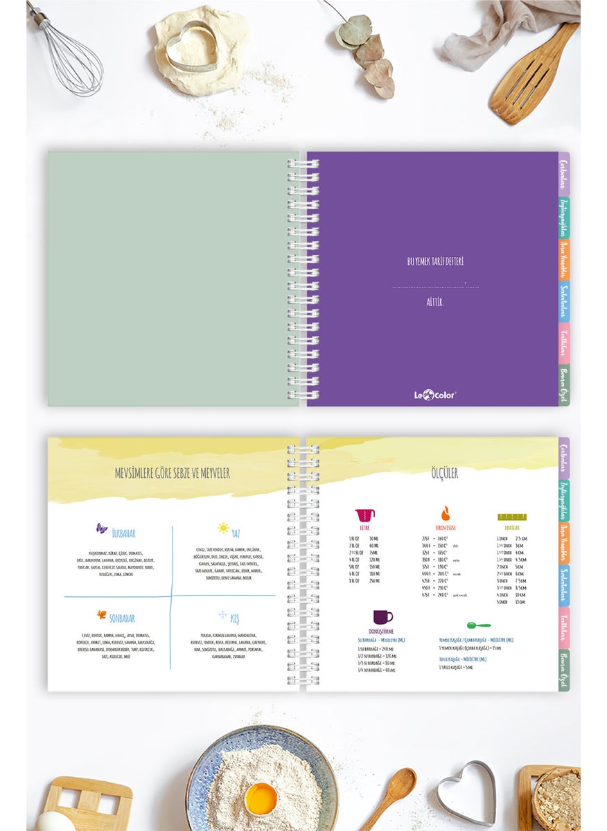 Le Color - Recipe Spiral Notebook 100 Pages - Image 1
