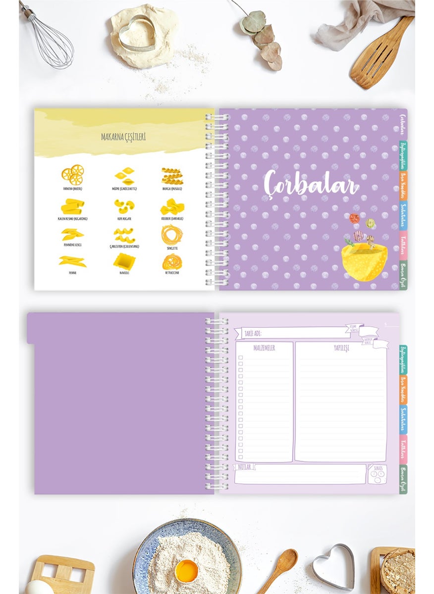 Le Color - Recipe Spiral Notebook 100 Pages - Image 1