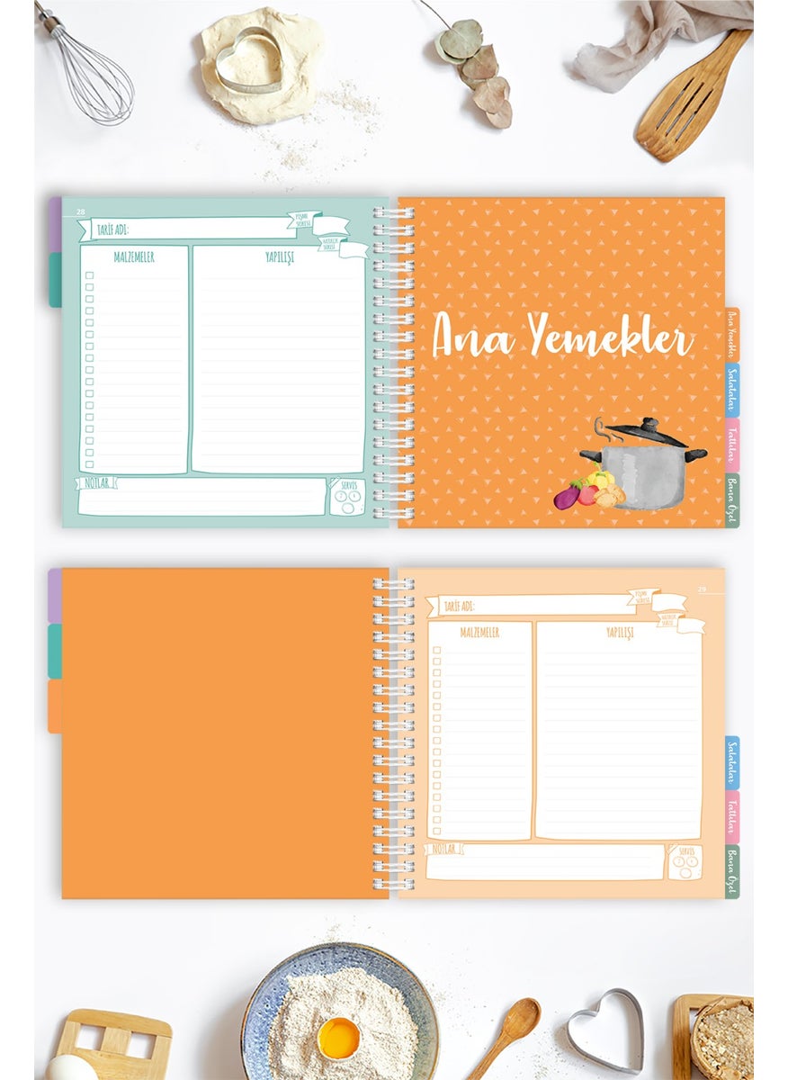 Le Color - Recipe Spiral Notebook 100 Pages - Image 1