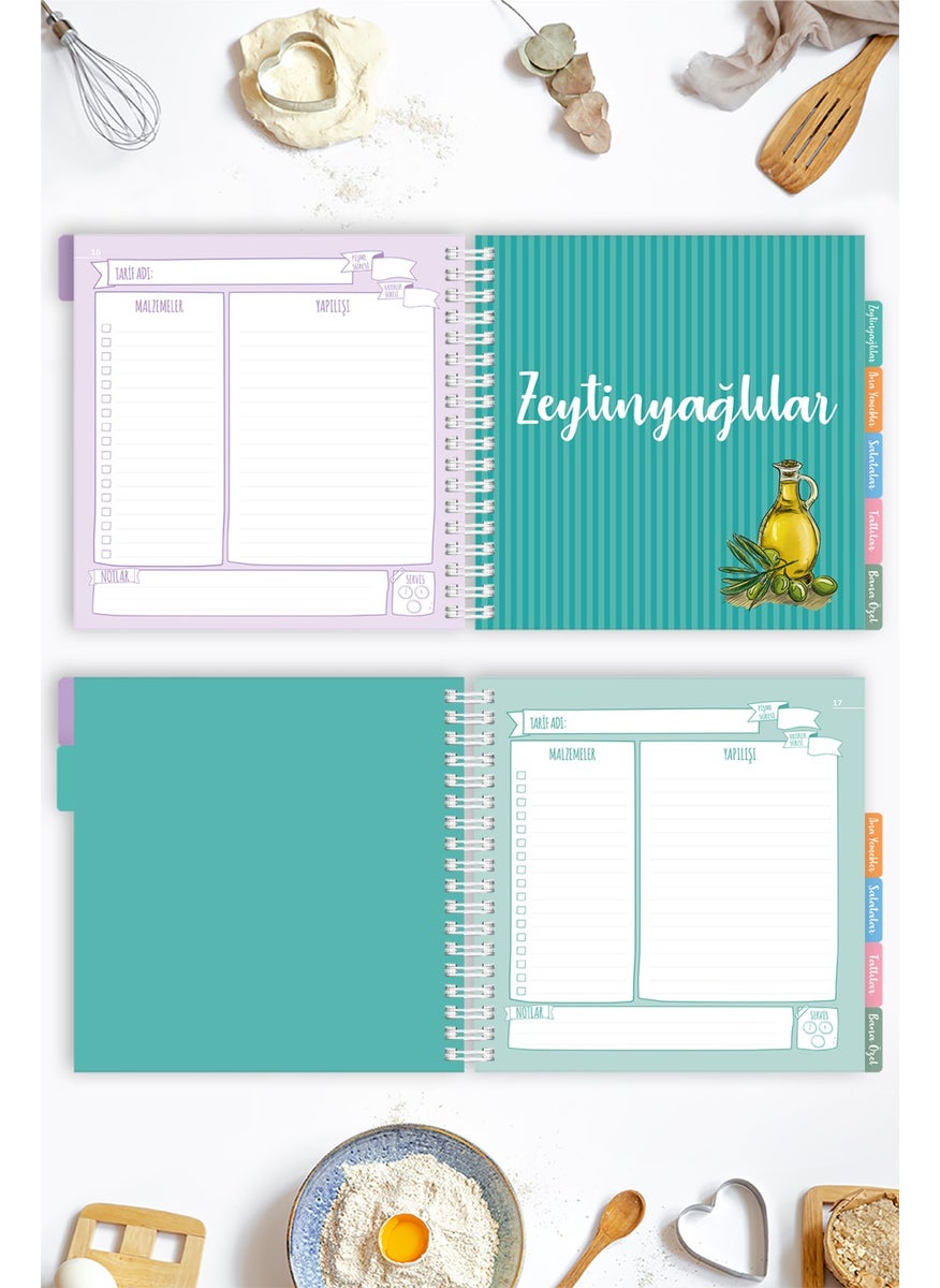 Le Color - Recipe Spiral Notebook 100 Pages - Image 1