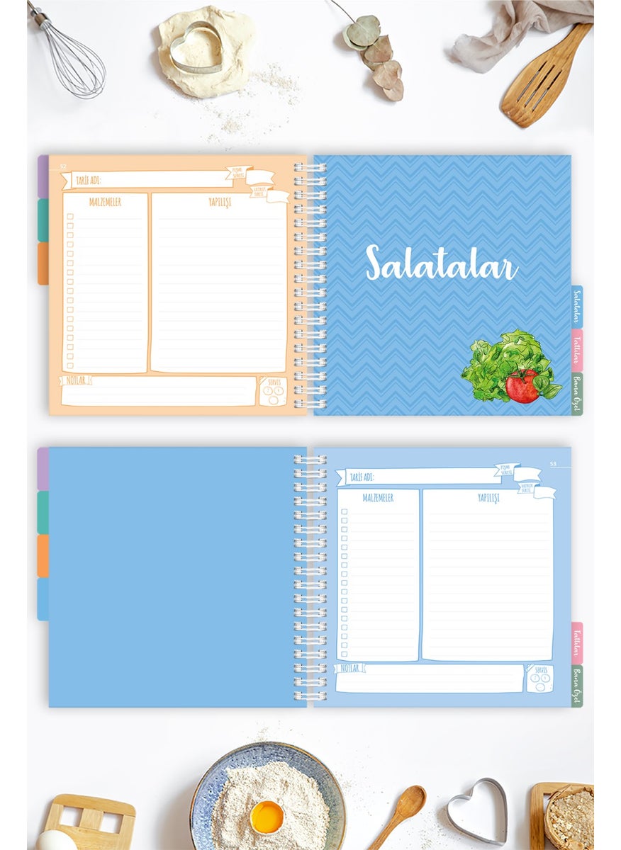 Le Color - Recipe Spiral Notebook 100 Pages - Image 1