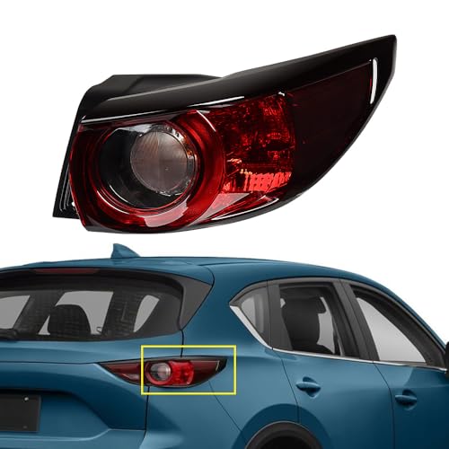 Astra Depot مصباح إشارة الانعطاف الخلفي الأيمن من أسترا ديبوت متوافق مع مازدا CX5 CX-5 من 2017-2021 جانب الراكب مصباح خلفي KB8A51150 MA2805125 11-9005-00 - Image 1