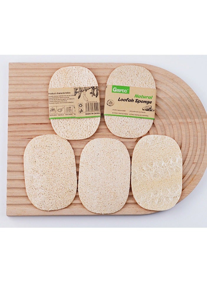 Journey Mate Natural Organic Loofah for Dish Cleaning or body scrub, 1 set 4 pieces - Image 4
