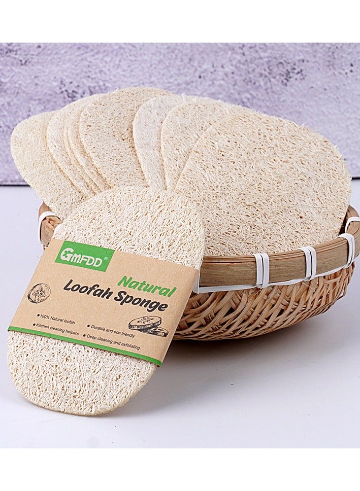 Journey Mate Natural Organic Loofah for Dish Cleaning or body scrub, 1 set 4 pieces - Image 5