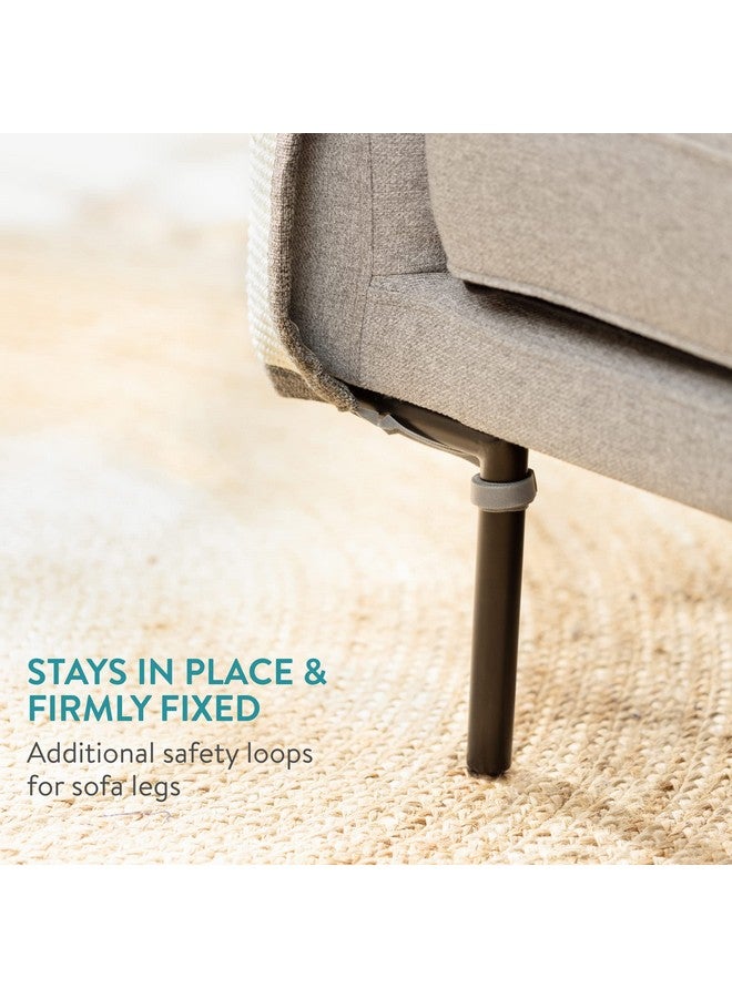 Navaris Cat Scratch Mat Sofa Protector - Natural Sisal Furniture Protector Scratching Pad For Cats - Scratch Carpet For Couch, Sofa, Chair - Image 4