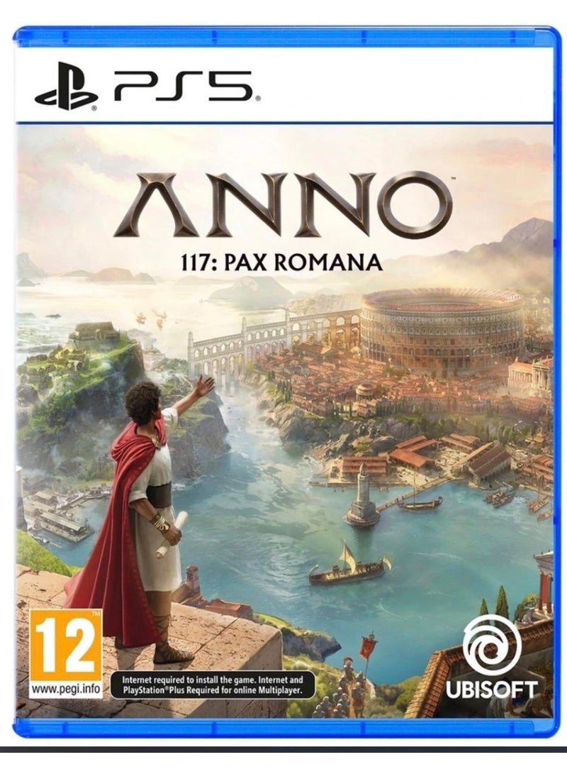 بلاي ستيشن أنّو 117: باكس رومانا لجهاز بلايستيشن 5 (PS5) | لعبة بناء مدن ومحاكاة إستراتيجية | إدارة الإمبراطورية الرومانية القديمة | رسومات الجيل الجديد | النسخة العالمية | تصنيف PEGI 12 - Image 1