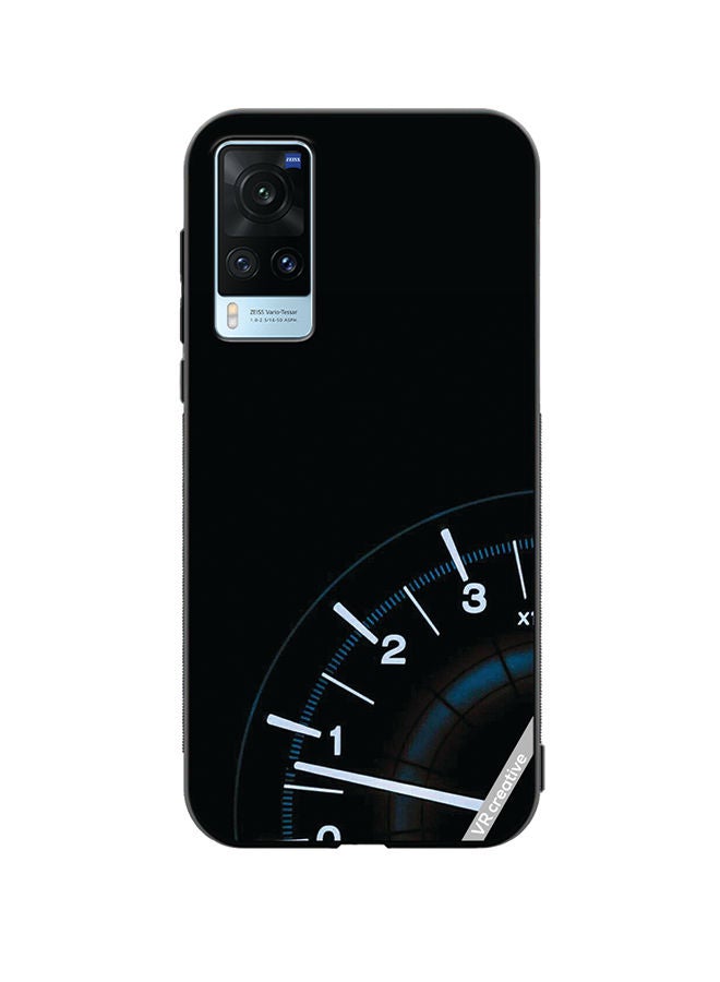 VR CREATIVE غطاء حماية لهاتف فيفو X60 بتصميم عداد السرعة متعدد الألوان - Image 1