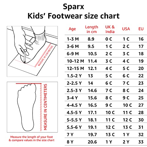 SPARX Kid's White School Shoes-9 (SSM006K) - Image 3
