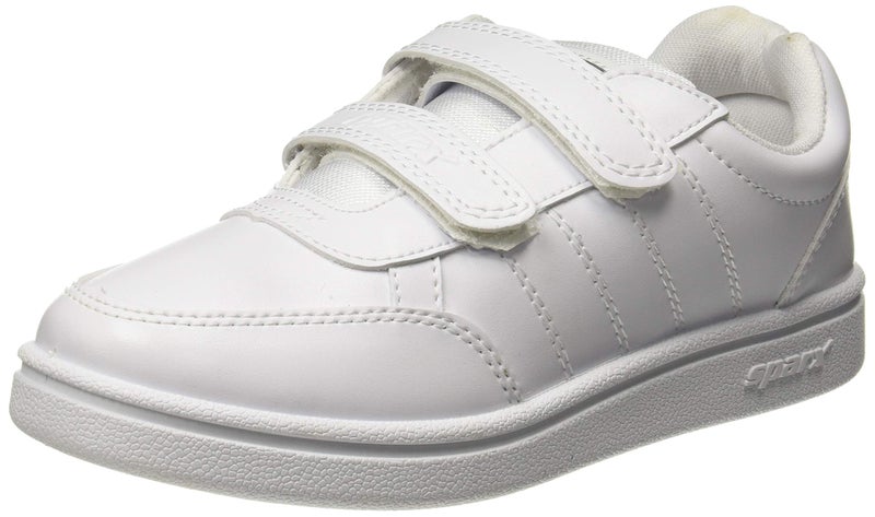 SPARX Kid's White School Shoes-9 (SSM006K) - Image 5