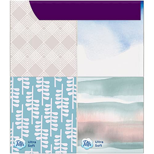 Puffs 2675854 Ultra Soft & Strong Standard Facial Tissues 2-Ply 56 Sheets/Box - Image 4
