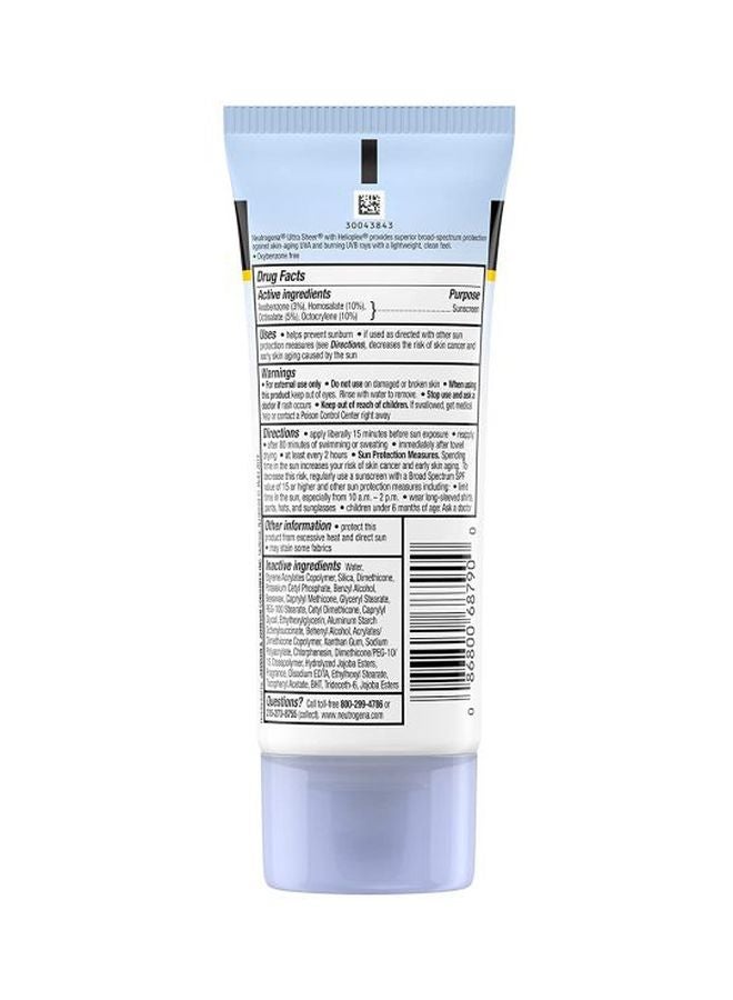 Neutrogena Ultra Sheer Dry-Touch Sunscreen SPF55 88ml - Image 2