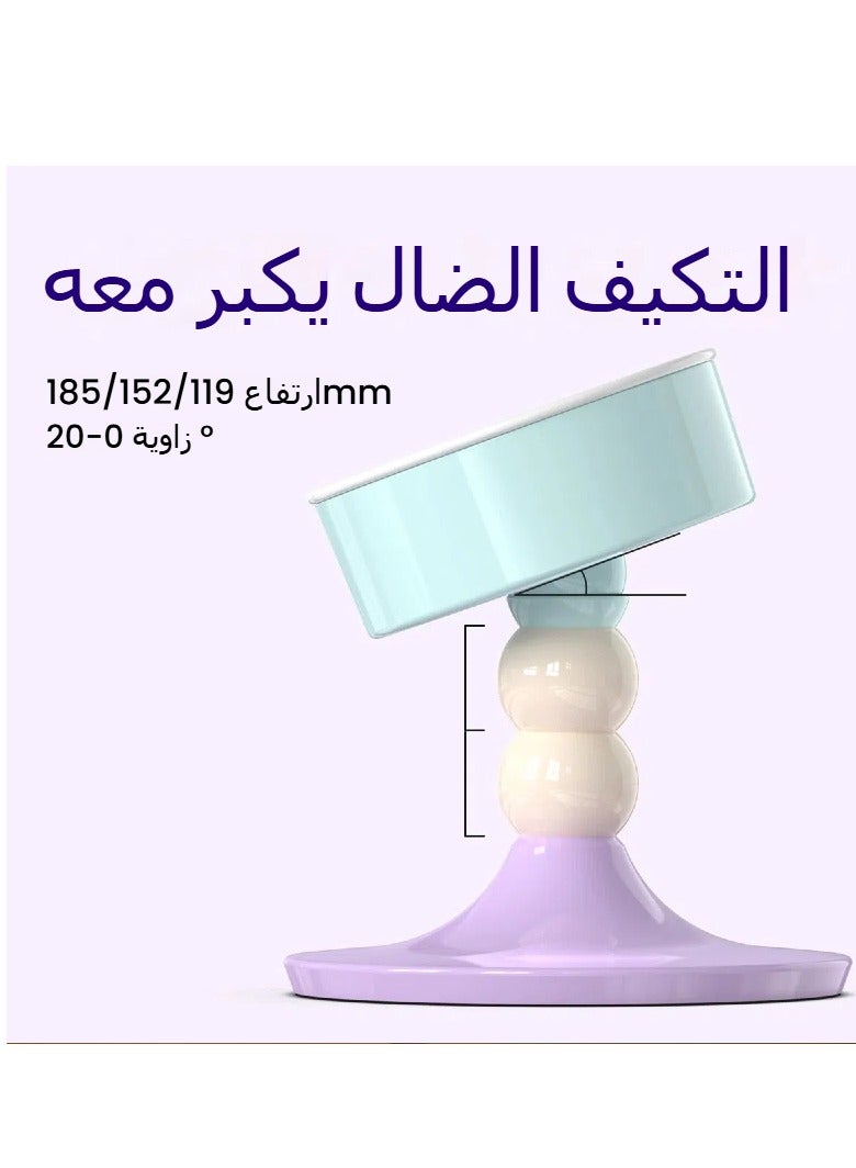 general Pet feeding bowl adjustable height angle cat bowl dog bowl protection cervical spine cat food basin anti-overturning ceramic cat bowl - Image 3