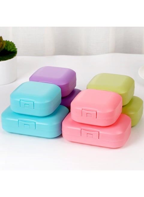 A2444 Large Travel Soap Box with Drain Small-Purple