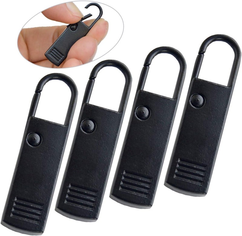 yeezo Zipper Pull Replacement Zipper Pulls Tab Luggage Zippers Pull Extension Backpack Zippers Extender Handle Mend Fixer Repair for Suitcase - Image 1